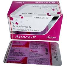 In rare cases, a low white blood cell count if you have liver problems, you will need altace be closely monitored by your doctor while taking this. Altace P Analgesics Aceclofenac 100 Mg Paracetamol 325 Mg Walter Healthcare Rs 350 Box Id 22350844833