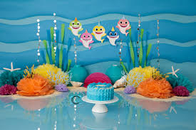 1st Birthday Baby Shark Smash Cake Ideas Baby Shark Cake Smash Cake Smash Baby Shark Custom Cake Smash Baby Cake Smash Smash Cake Boy Cake Smash Theme