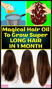 Magical Hair Oil To Grow Super Long Hair In 1 Month Healthy Helps Long Hair Styles Super Long Hair Hair Oil