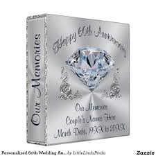 Personalized Happy 60th Anniversary Photo Album With Names Dates Click Http Www Zazzle Anniversary Photo Album 60 Wedding Anniversary Anniversary Photos