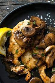 Lemon And Garlic Chicken With Mushrooms Recipe Recipe Lemon Garlic Chicken Nyt Cooking Pan Cooked Chicken