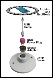 Tango Of The Geeks Lamp Adapter For Usb Arduino Projects
