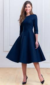 Dark Blue Dress Spring Dress Summer Midi Dress Elegant Casual Etsy In 2020 Elegant Casual Dress Blue Dress Short Midi Dress Summer