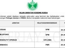 Penolong pegawai tadbir gred n29. Www Risda Gov My Jawatan Kosong 2019 Jawatan Kosong Pegawai Perkhidmatan Pendidikan Jawi Jawatan Kosong Di Lembaga Kemajuan Wilayah Pulau Pinang Perda Forkenijiwo