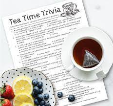 I know those of us on any benzo are supposed to not consume grapefruit juice. A Tea Time Trivia Test For Hot Tea Month Flanders Family Homelife
