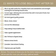 The Best Ways For Women Over 50 To Lose Belly Fat
