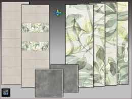 Designers from vita vitrified tiles have created 30+ exceptional wooden textures for our wooden tiles collection called 'woodland', by exploring cultures and forests of various continents of the world. Bathroom Wall Floor Tiles By Mabra At Arte Della Vita The Sims 4 Catalog