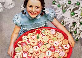 When you're heading over the river and through the woods, tote along. A Collection Of Classic Christmas Cookies From The 50s Click Americana