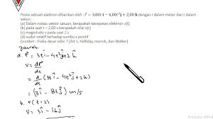 Contoh Soal Kecepatan Sesaat Youtube