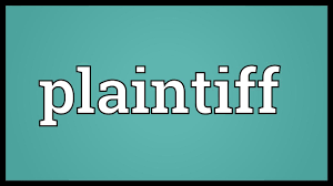 Many are not synonyms or translations) Plaintiff Meaning Youtube