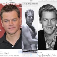 I was looking for the post where you had to name an actor that reminds you  of an old era one and wanted to add this picture complilation of Doug  McClure and