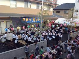 吹奏楽部が門田本町の夏まつり星の夕べで演奏 « 岡山東商業高等学校