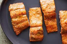 Roasted Salmon Glazed With Brown Sugar And Mustard Recipe Recipe Recipes Nyt Cooking Roasted Salmon