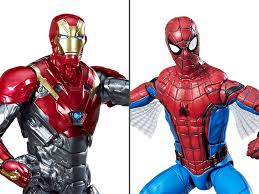 Eyes will have to be added. Spider Man Homecoming Marvel Legends Spider Man Iron Man Sentry Two Pack