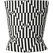 Black And White Striped Corset Gareth Pugh Striped Corset Top 784 Liked On Polyvore Featuring Tops Black Corsette Tops Black Corset Top Corset Top Black Stripes Tops Black Corset Top