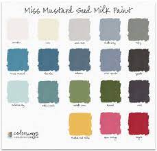 Miss Mustard Seed Milk Paint Colors Milk Paint Colors Milk Paint Mustard Yellow Paint Colors