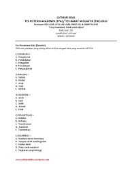Teks berikut untuk soal nomor 36 s.d 38. Contoh Tpa Pascasarjana Pdf Uns Tes Akademik Potensi