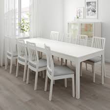 Portable, durable and easy to use, these ikea folding tables are the perfect addition to a home where extra space, or unexpected dinner guests, is a constant concern. Ekedalen Ekedalen White Ramna Light Grey Table And 6 Chairs Ikea