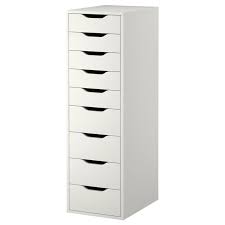 Alex Drawer Unit With 9 Drawers White Ikea Ikea Alex Drawers Diy Drawers Drawer Unit