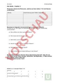 Arbeitsblatt Die Welle Ab Kapitel 1 Deutsch Leseforderung Literatur