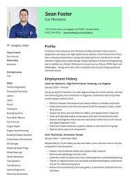 You can download this auto mechanic cv template in word or pdf format or just view it online to copy and paste. 18 Car Mechanic Resume Examples Ideas Resume Examples Car Mechanic Resume