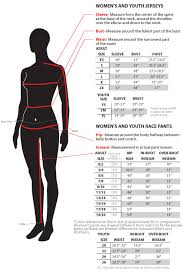 fly racing sizing charts motorcycle stuff