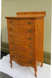 Antique pair of english art deco birds eye maple bedside cabinet tables nightstands circa 1930 yola gray. Sold Price Birdseye Maple 6 Drawer Bow Front Chest October 6 0120 12 00 Pm Edt