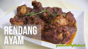 How To Cook Chicken Rendang Cara Masak Rendang Ayam Youtube Cooking Recipes Malaysian Food