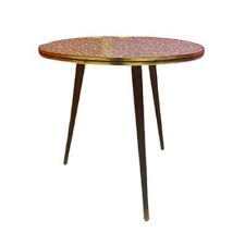 vintage tafel rond bijzettafel bijzettafel tafel ronde eettafel