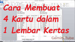 Contoh surat pemberitahuan iuran bulanan rt kumpulan surat penting. Download Cara Membuat Kartu Iuran Warga Satu Kertas Dua Kartu Mp3 Mp4 3gp Flv Download Lagu Mp3 Gratis