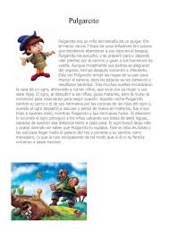Cuando todo el mundo dormía pulgarcito tuvo una de sus ideas. Pulgarcito Cuento By Angela Obregon Issuu