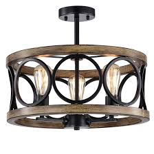 Maybe you would like to learn more about one of these? Union Rustic Vasbinder 3 Light 17 72 Shaded Drum Semi Flush Mount Reviews Wayfair