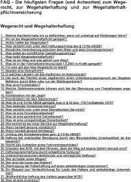 Vertrag mit wegerecht muster für themen zur ausbildung notarfachangestellte / notarfachangestellter. Faq Die Haufigsten Fragen Und Antworten Zum Wegerecht Zur Wegehalterhaftung Und Zur Wegehalterhaftpflichtversicherung Pdf Free Download