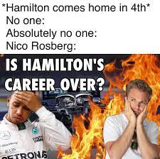 There is no specific career path; Hamilton S Career Is Over Formuladank