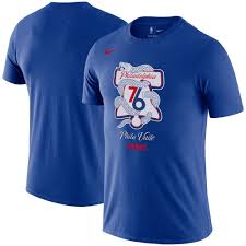 Men S Philadelphia 76ers Nike Blue Nba Playoffs Mantra Legend T Shirt Philadelphia 76ers Nba Playoffs 76ers