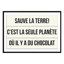 Affiche Encadree Encadree Chocolat Ecru Et Noir 70 X 1 6 X 50 Cm Citations Les Plus Droles Citation Citations Droles