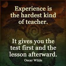 Experience is the best teacher proverb most wisdom is gained by experiencing different things (compared to acquiring knowledge through schooling or other means). Experience Is The Best Teacher Examples The Best Free Teacher Job Application Interview Example