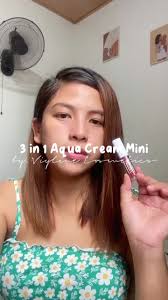 perfect shade for morena like me! 💗 aqua cream mini in the shade of thalia  for only 139 pesos! grab yours now 🥰 click the yellow basket 🛒✨  #viylinecosmetics #viylineaquacream #3in1aquacreammini ...
