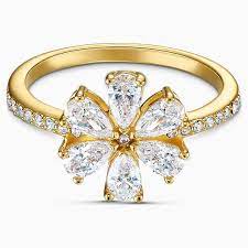 Wedding Ring Flower Design Fashion Rings White Gold Rings Women S Jewelry And Accessories