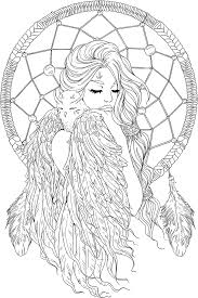 I Pinimg Com Originals D8 Eb 17 D8eb17bf7275d532124012e702b5e10c Png Dream Catcher Coloring Pages Fairy Coloring Pages Mandala Coloring Pages