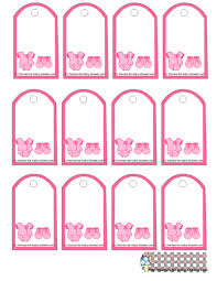 A cute set of labels in shades of soft blue for either a baby boys first birthday or baby shower. Free Printable Baby Shower Gift Tags Via Baby Shower Ideas Flickr