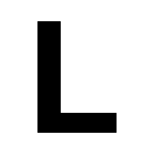 L, or l, is the 12th letter of the modern english alphabet and the iso basic latin alphabet. Detachable Letter L 100mm Sticker Trik100l Ikh