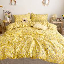 Designer living makes the comforter shopping experience easy by bringing you the best luxury comforter sets in terms of style and comfort. Amazon Com Clothknow Yellow Floral Comforter Set Queen Flowers Bedding Comforter Full Size Girls Women Yellow Botanical Comforter Dandelion 3pcs Comforter Sets Boho Bedding Queen Full Size Kitchen Dining