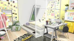 The Sims 4 Speed Build Vsco Girl Bedroom Cc Links Youtube Sims House Sims 4 Loft Sims 4 Bedroom