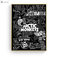 Poster main description final product doesn't carry postergully watermark. Arctic Monkeys Music Band Quote Canvas Prints Modern Painting Posters Wall Art Pictures Living Room No Frame With Free Shipping Worldwide Weposters Com