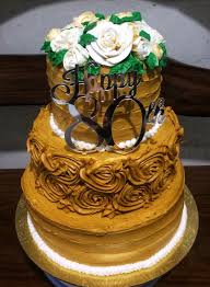 Download birthday cake stock photos. Sugardust Happy 80th Birthday Gold 3 Tier Birthday Cake Facebook
