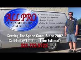 Maybe you would like to learn more about one of these? All Pro Garage Doors Screens Melbourne Fl Garage Door Experts