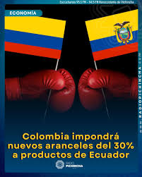 📈#ECONOMÍA | Estos aranceles se suman a los que Estos aranceles se suman a  los que anunció el Gobierno colombiano el viernes como medida de  reciprocidad a las sobretasas que el presidente