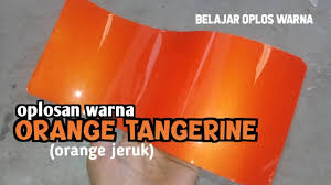Warna merah + kuning menjadi warna orange. Ngoplos Warna Orange Tangerine Orange Jeruk Youtube