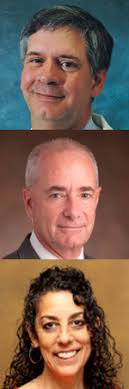 Dr. Paul Celano, John Chessare and Dr. Tonie Kline